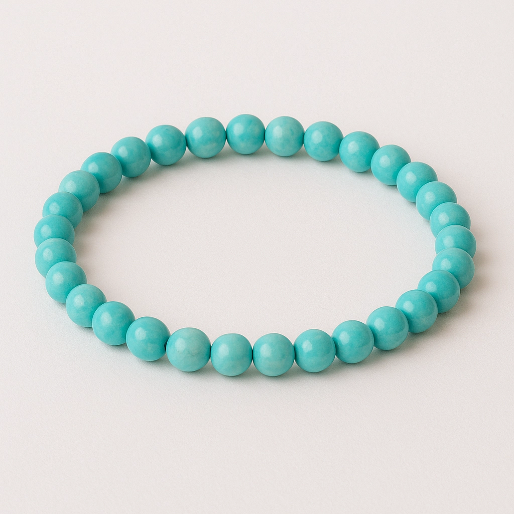 Bransoletka z turkusem – koraliki